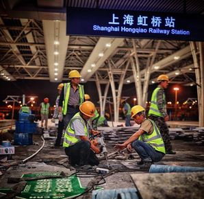 迎接進博會，虹橋火車站站容大“升級”